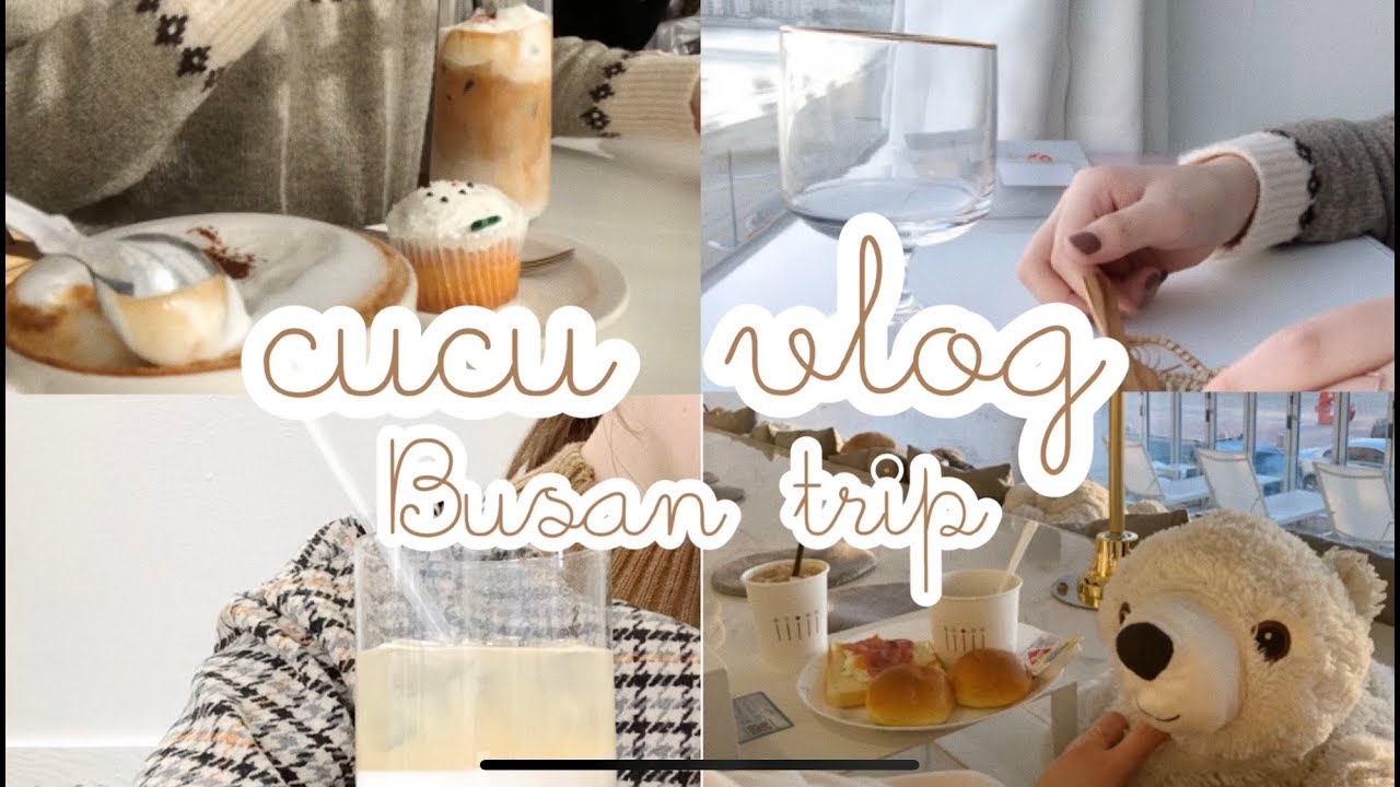［釜山旅行］韓国旅行 vlog/カフェ/雑貨屋さん/オーシャンビューホテル✈️♡ 𓂃