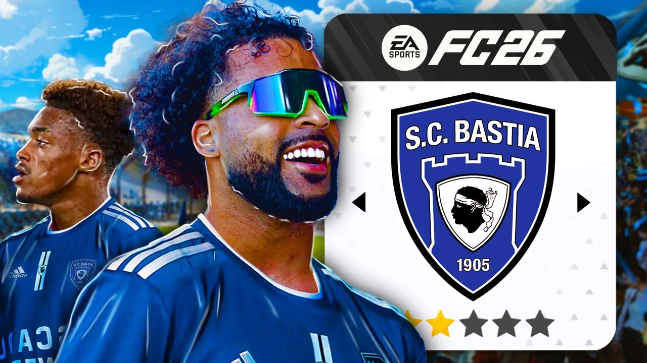Le SC BASTIA EN CRISE ! J'AI RECONSTRUITS le CLUB, UNIQUEMENT avec des JOUEURS DES ÎLES sur FC26 !