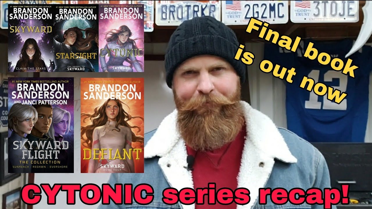 CYTONIC series recap, by Brandon Sanderson | Skyward, Starsight, and Cytonic, plus more!