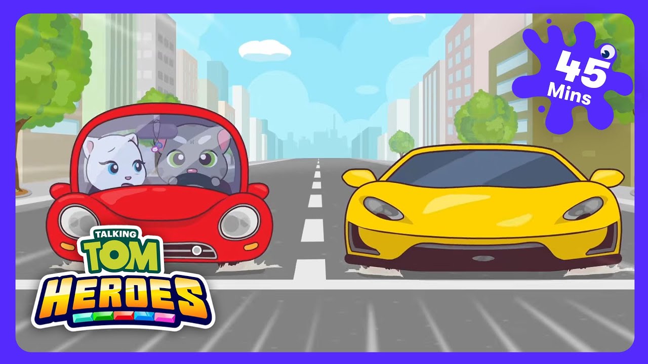 Talking Tom - O Carro Maluco! | Desenhos Infantis | WildBrain Torre do Herói