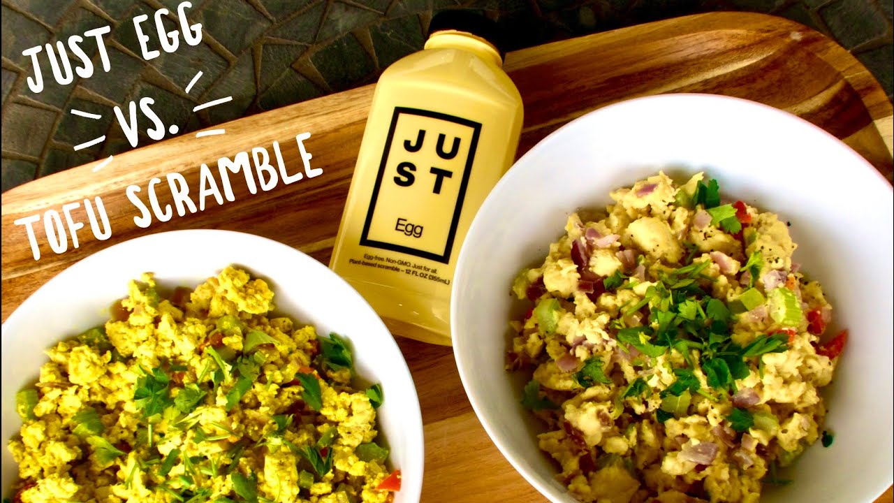 JUST Egg vs. Tofu Scramble | Recipe & Taste Test!