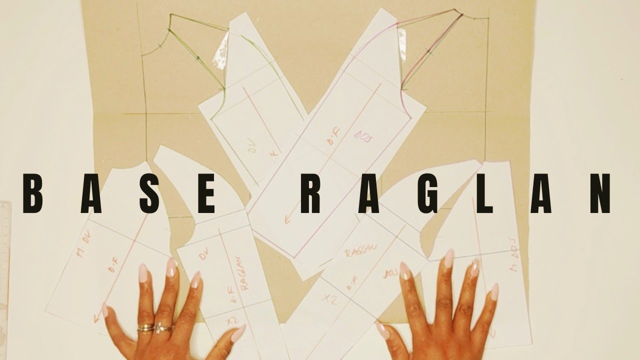 COMMENT TRANSFORMER UN CORSAGE ET UNE MANCHE DE BASE EN RAGLAN / TUTO FACILE  