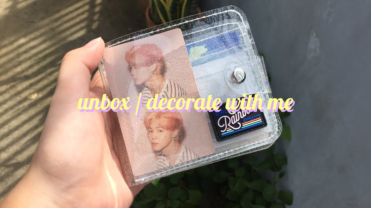 unboxing + decorating my milkjoy wallet
