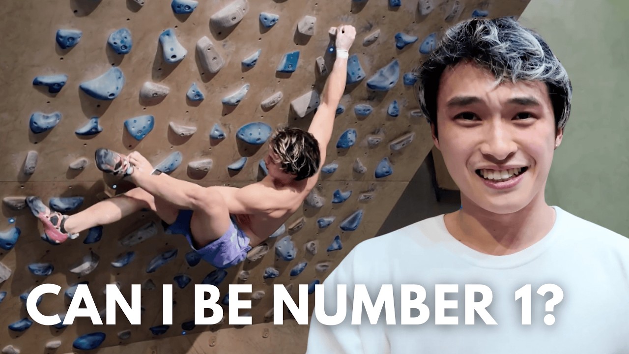 I tried taking the N.1 RANKING on the Moonboard!