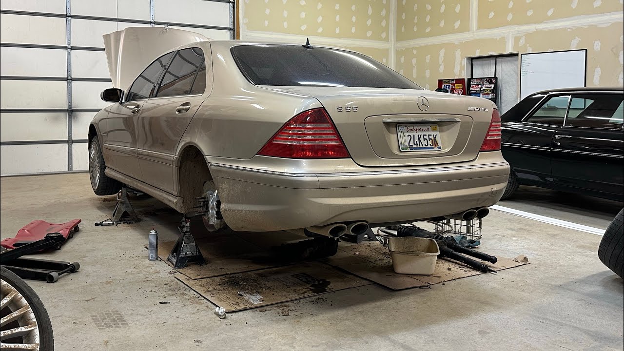 S-Class W220 ABC Rear Shock Removal Tips & Tricks