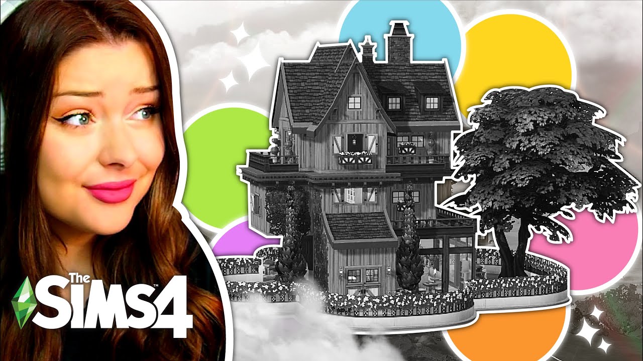 Каждая комната разного цвета... Но я не вижу ни одного цвета // Sims 4: Строительный вызов