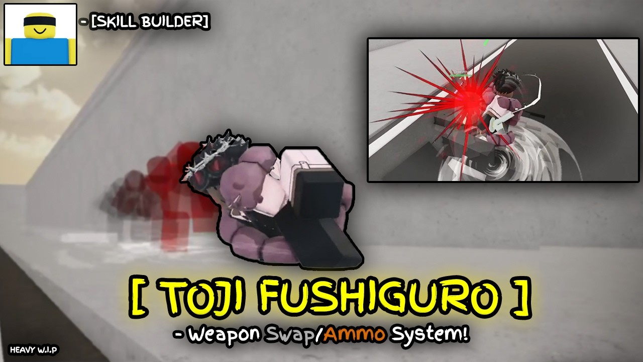 *TOJI FUSHIGURO* Moveset in the NEW JJS UPDATE [SKILL BUILDER + WIP]