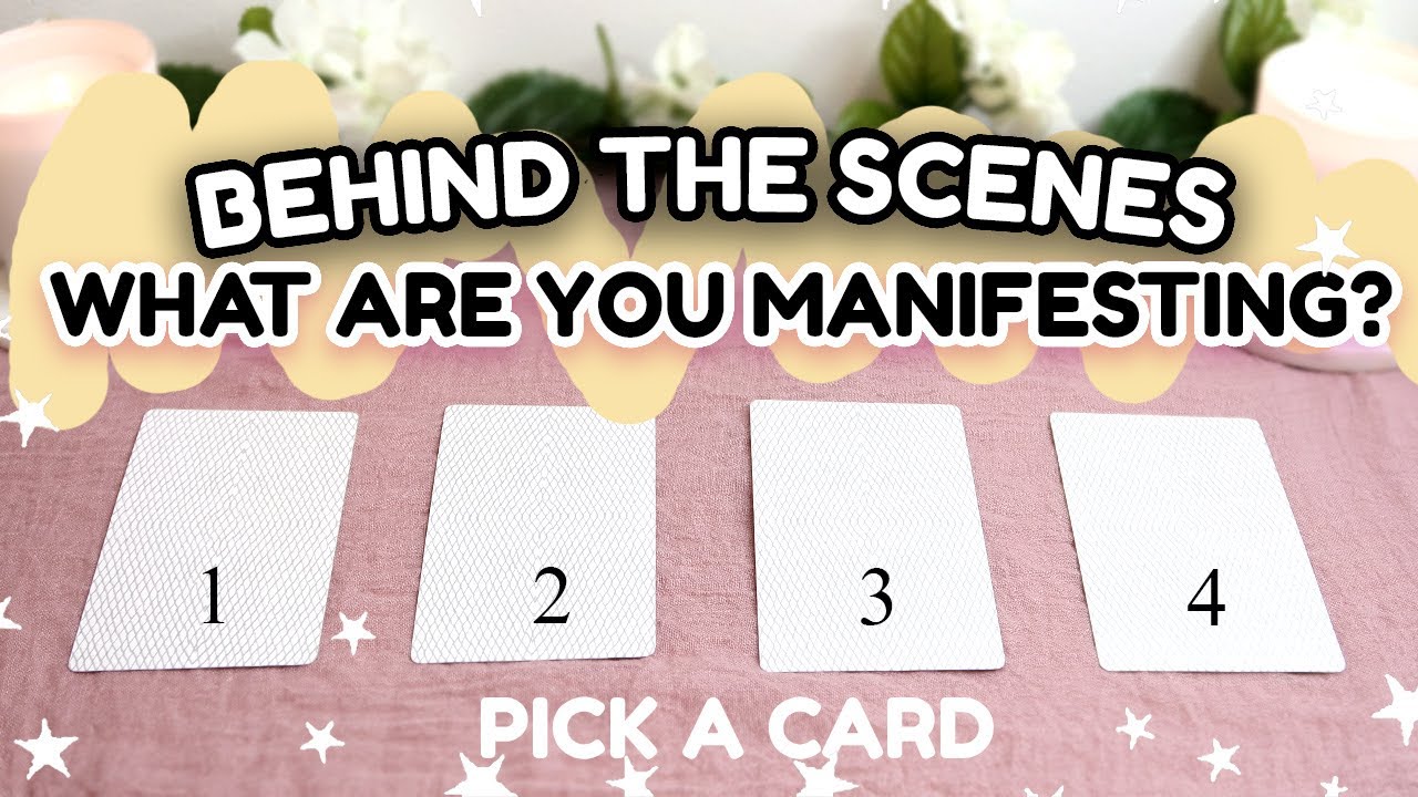 🤩PICK A CARD 🤩| BEHIND THE SCENES - WHAT YOU ARE MANIFESTING?! - LOVE, MONEY, CAREER...