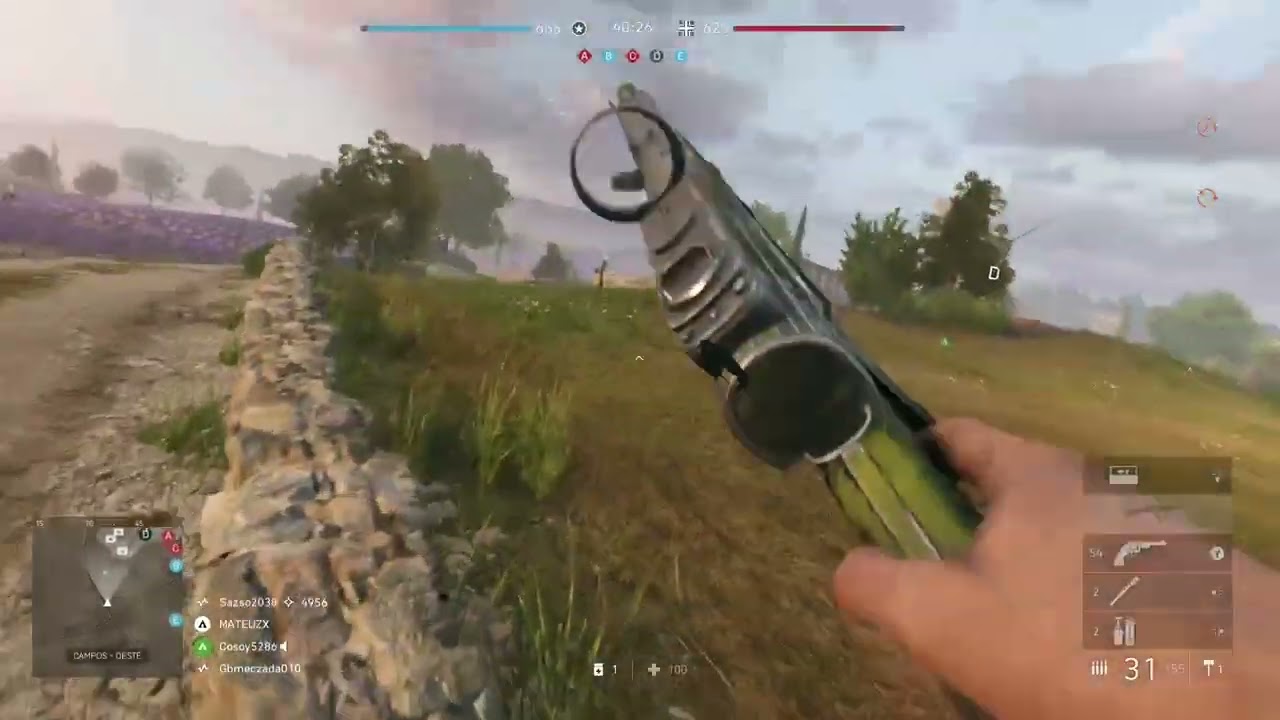 Eu coloco ordem Battlefield v 
