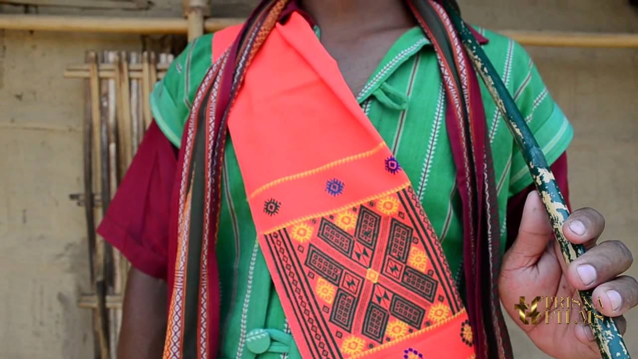 Rabha tribe men dress in Assam, North East India.