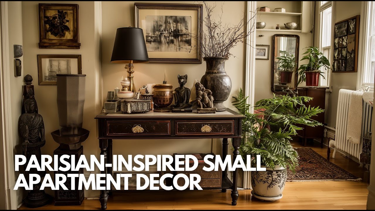 Parisian Inspired Small Apartment Decor for Refined Living in the Heart of the City