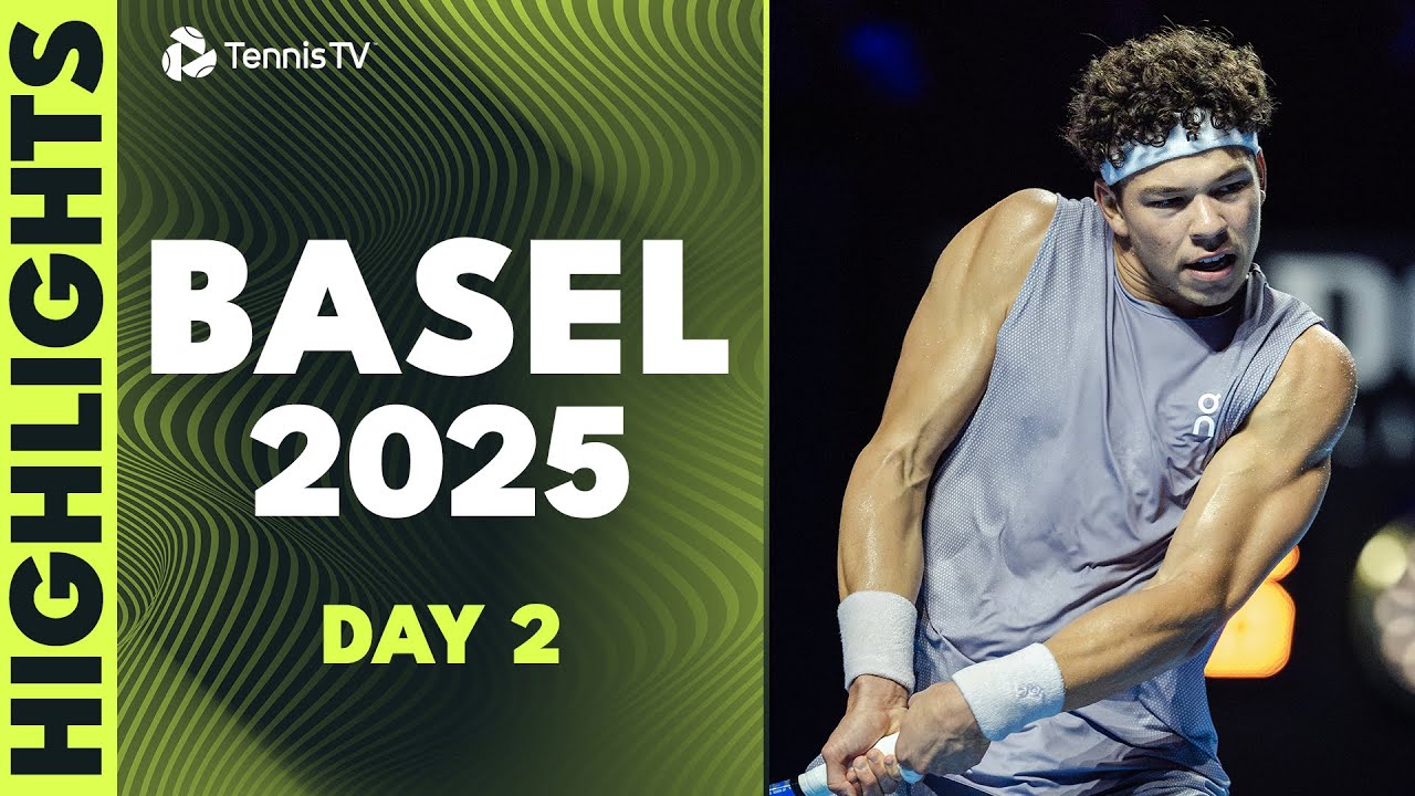 Shelton Match Point Drama, Fonseca vs Mpetshi Perricard & More Feature | Basel 2025 Highlights Day 2