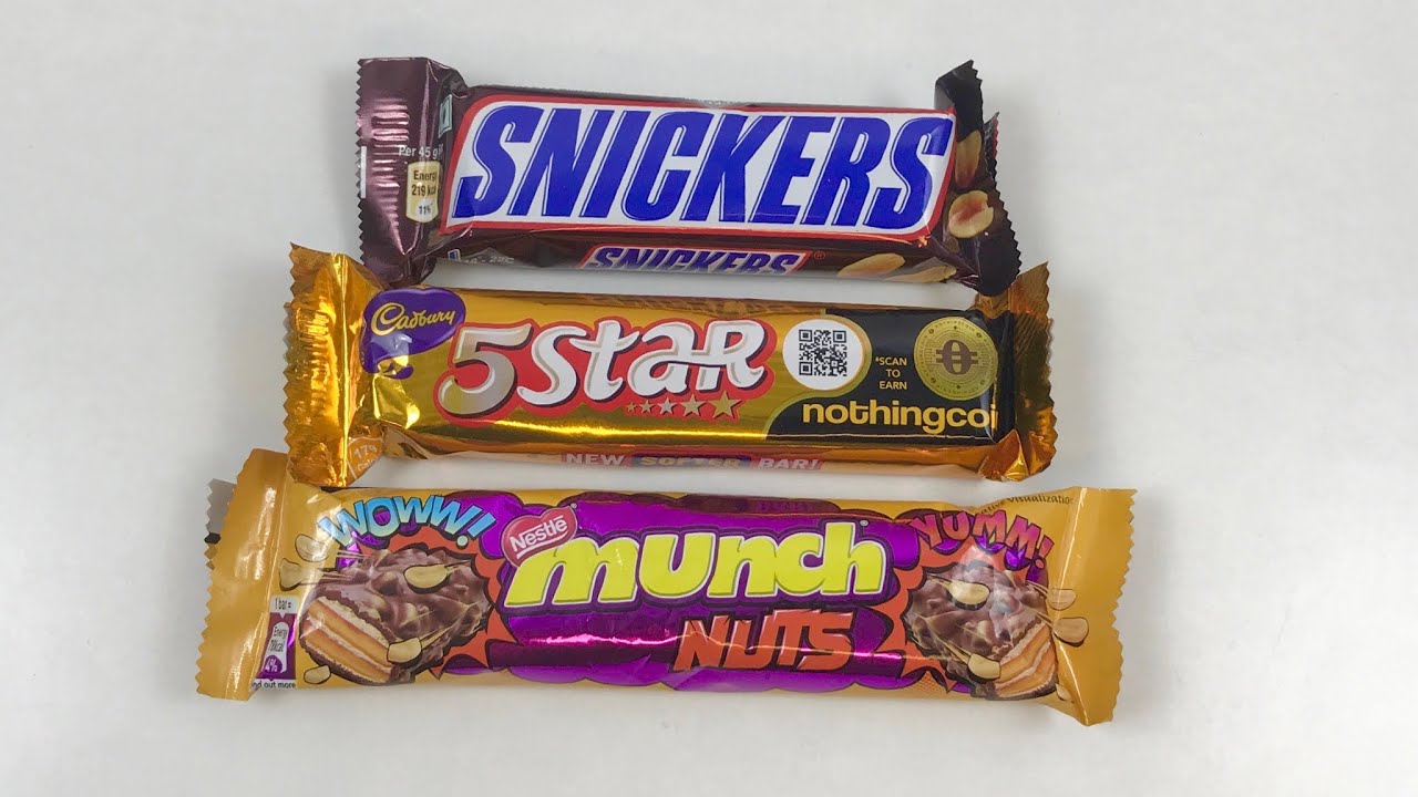 Snickers Vs. 5 Star Vs. Munch
