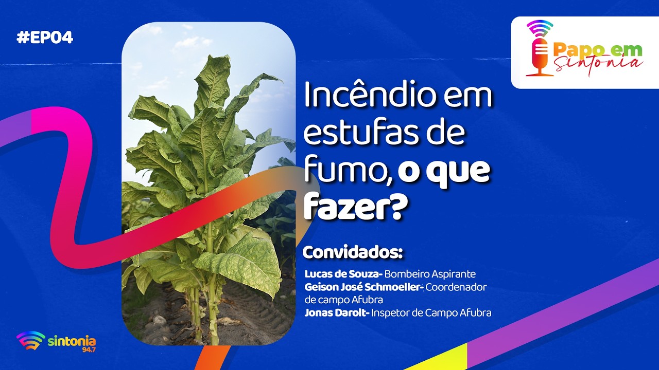 Papo em Sintonia - #EP04 - Incêndio em estufas de fumo: o que fazer?