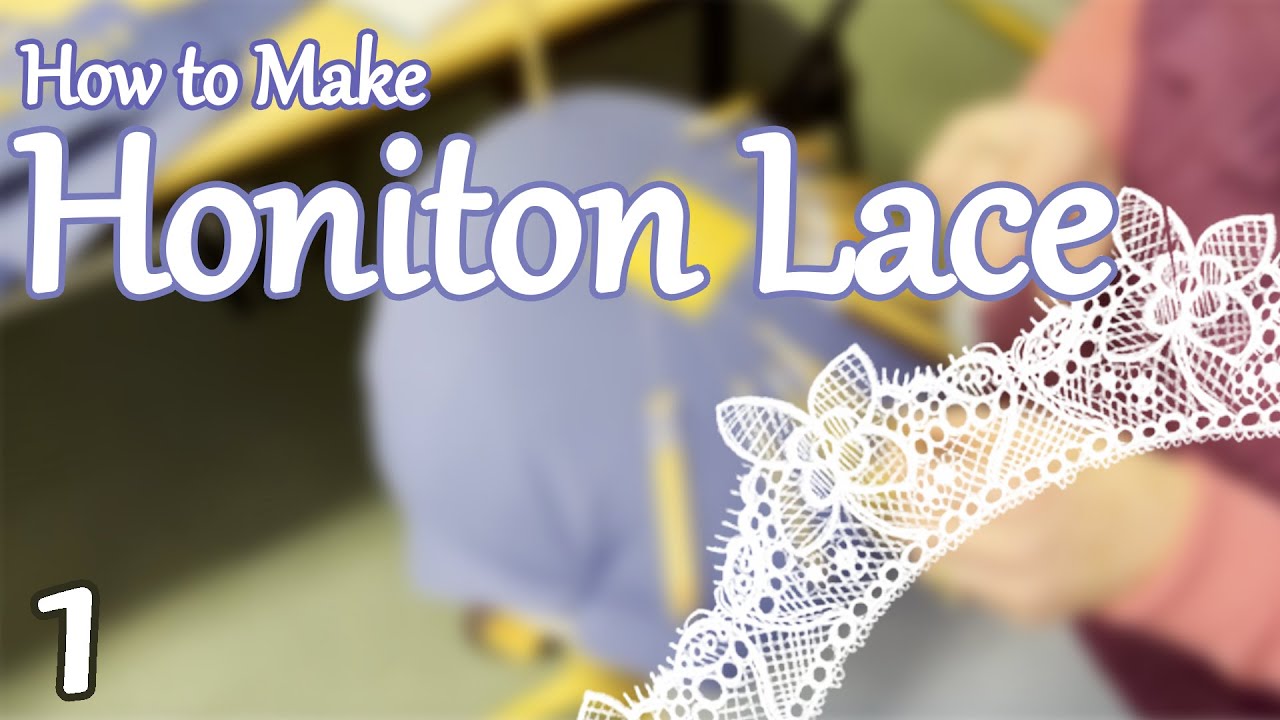 How to Make Honiton Lace - Lesson 1 (Whole Stitch and Half Stitch)