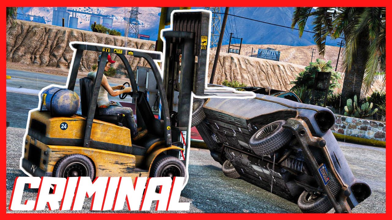 Forklift Destruction  | GTA 5 Roleplay | DOJRP #121