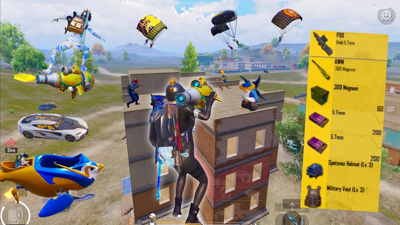 BEST SNIPER GAMEPLAY with AWM + P90 in NEW SEASON🔥 PUBG Mobile - BGMI