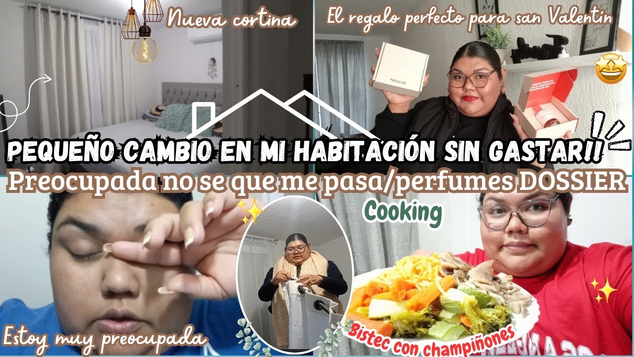 CORTINAS NUEVAS PARA MI HABITACIÓN‼️PERFUMES DOSSIER✨FUERTE ALERGIA🤧#viralvideo #dossierperfume #yt