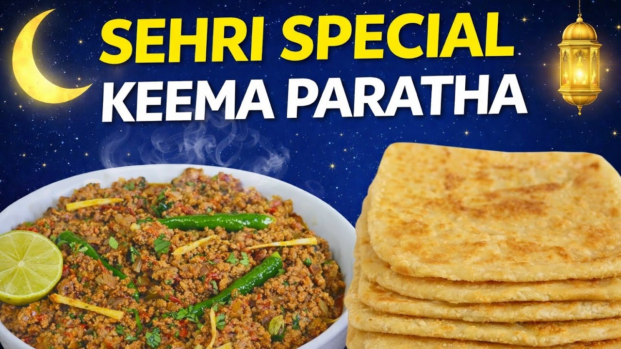 Crispy Keema Paratha Recipe | Ramadan Special |Sehri Recipe | Victoria kitchen 😋