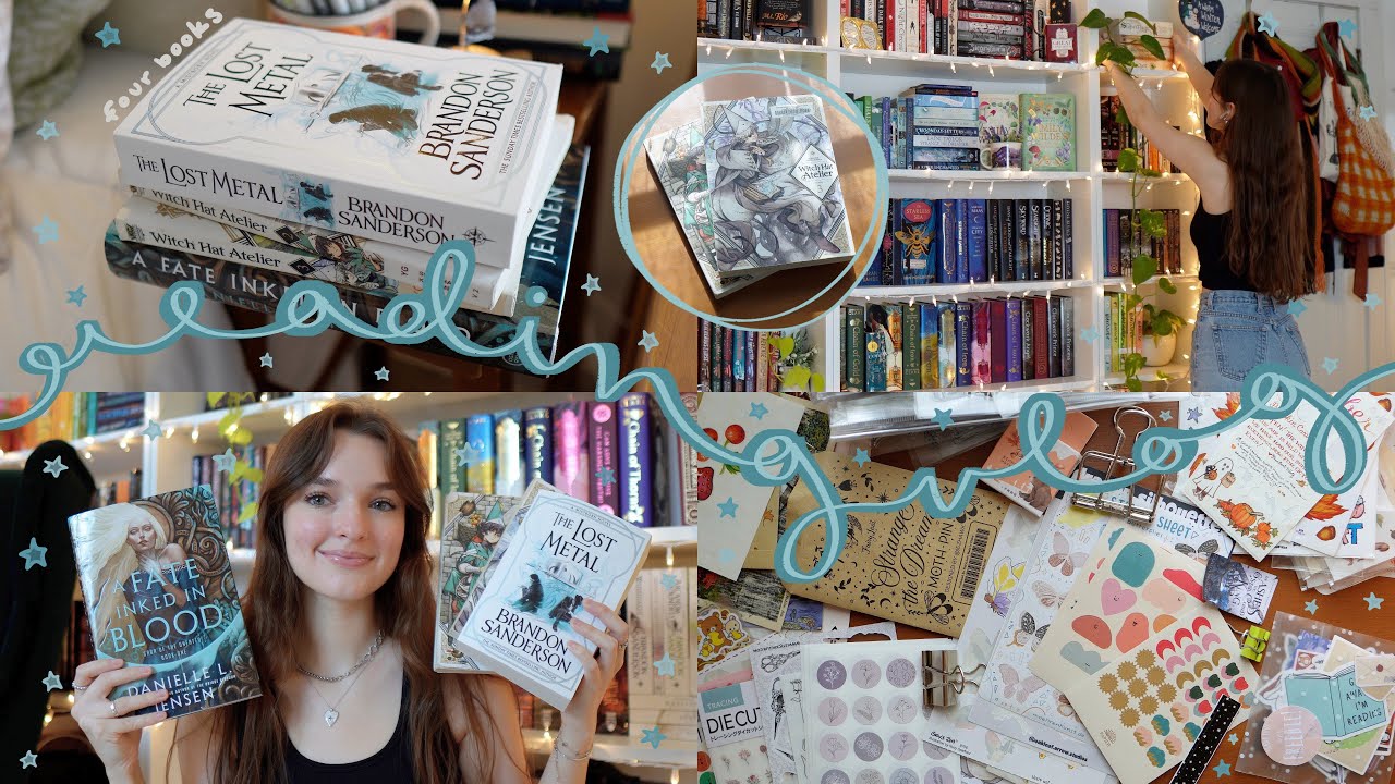 READING VLOG | reading 4 books, bookshelf reorganization + finishing a series 📖