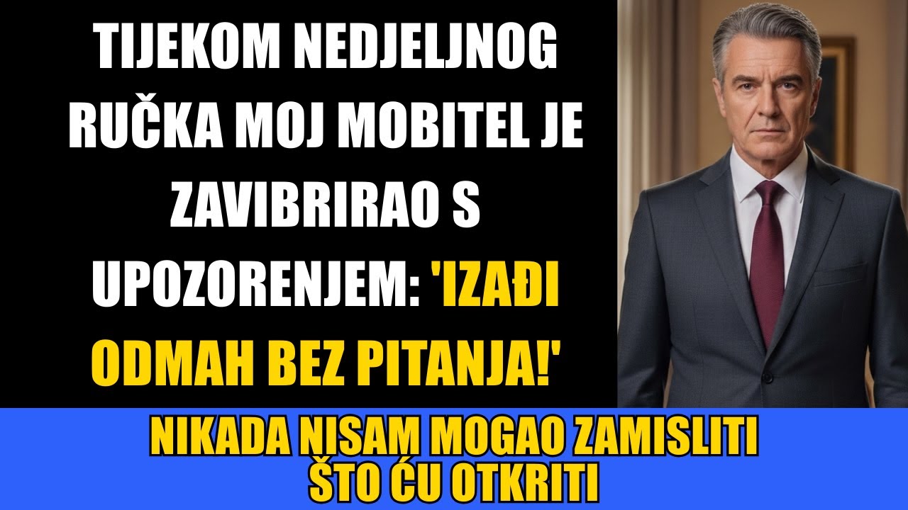 Tijekom obiteljskog ručka stigla je poruka: ‘Ustani od stola i idi. Ne govori ništa svojoj kćeri