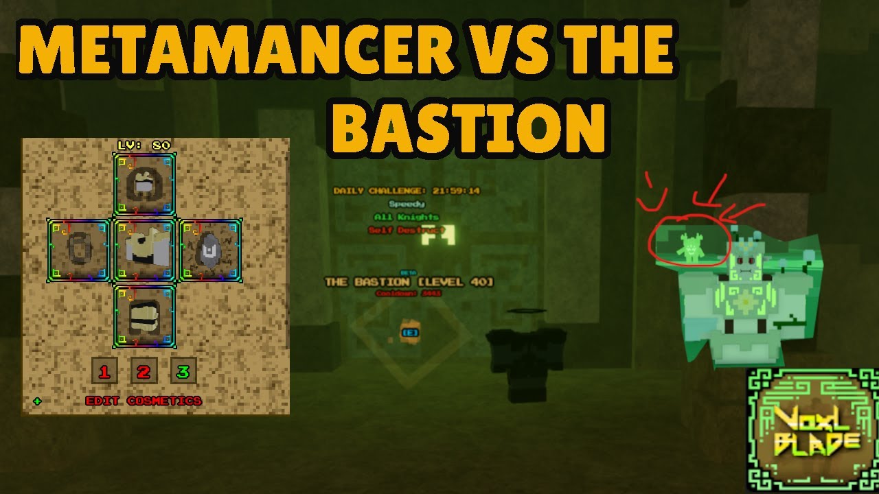 Voxlblade: Soloing THE BASTION 2.0 DAILY