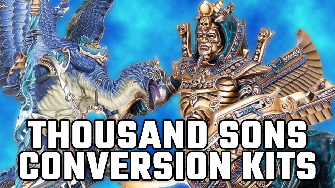 Awesome Thousand Sons conversion kits, bits and proxies