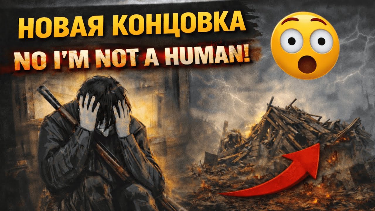 Одиночество во тьме.. НОВАЯ КОНЦОВКА! 😱 | No I'm Not a Human