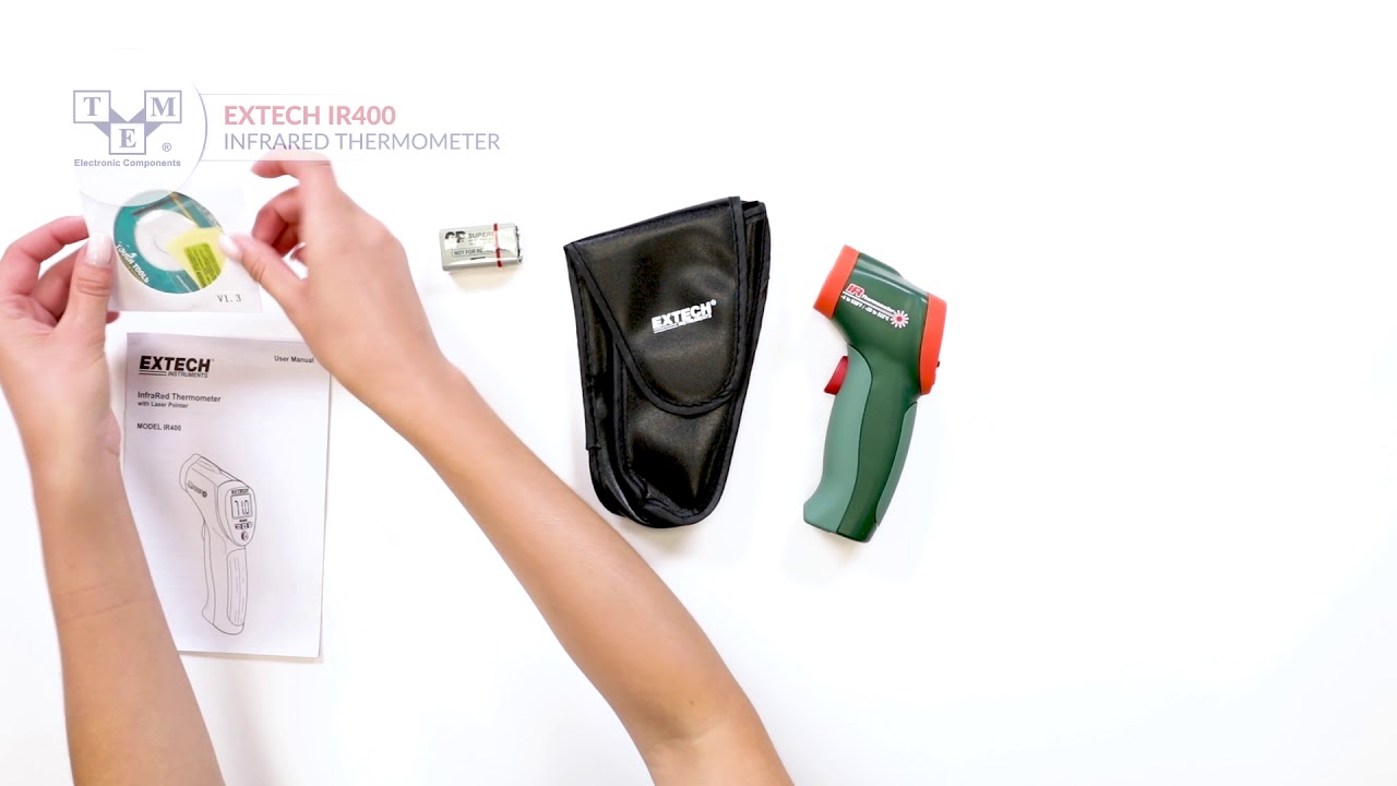 EXTECH IR400 - Infrared thermometer - UNBOXING