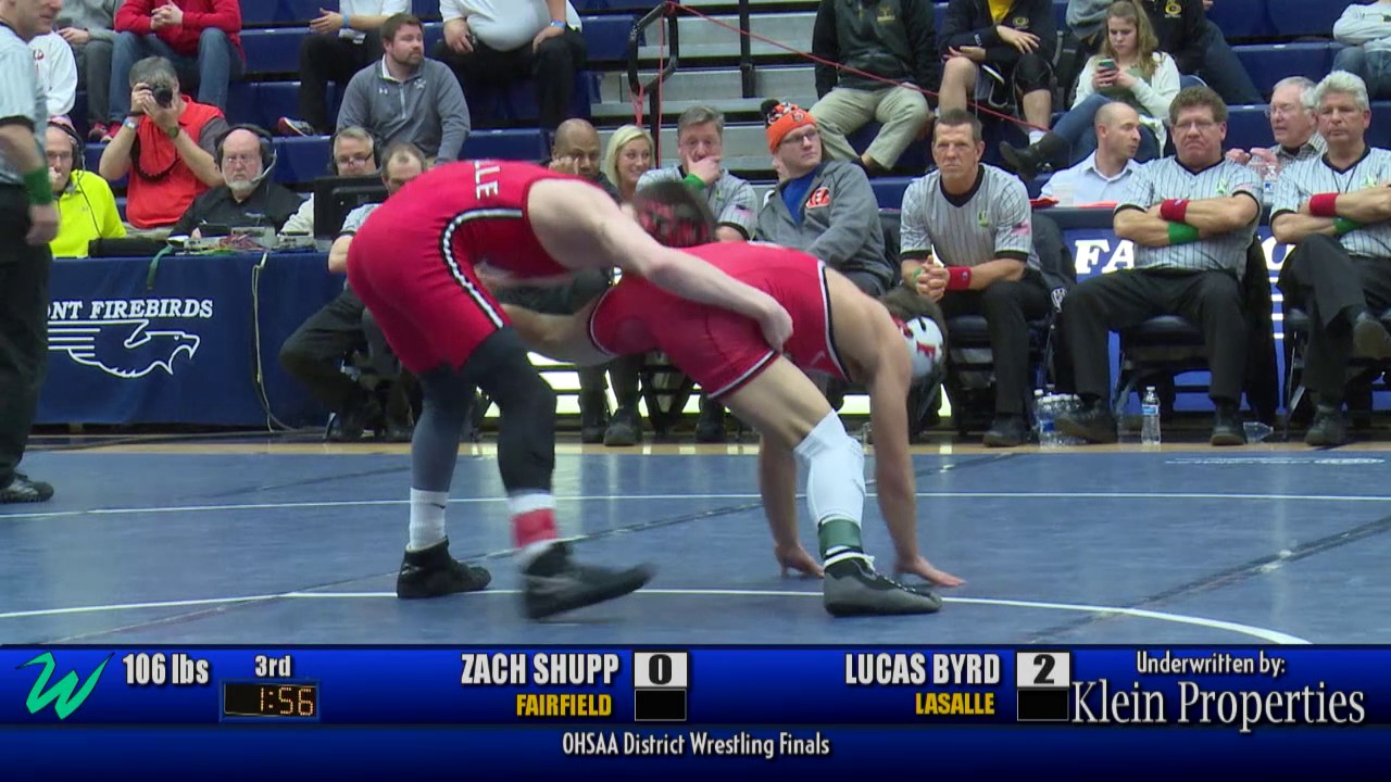 OHSAA District Wrestling Finals: March 4, 2017