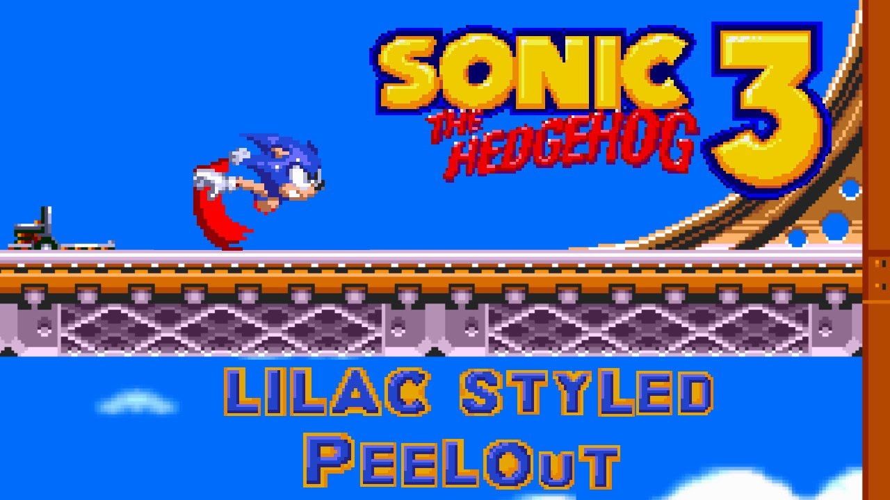 sonic 3 air mods gameplay lilac from freedom planet styled peel out