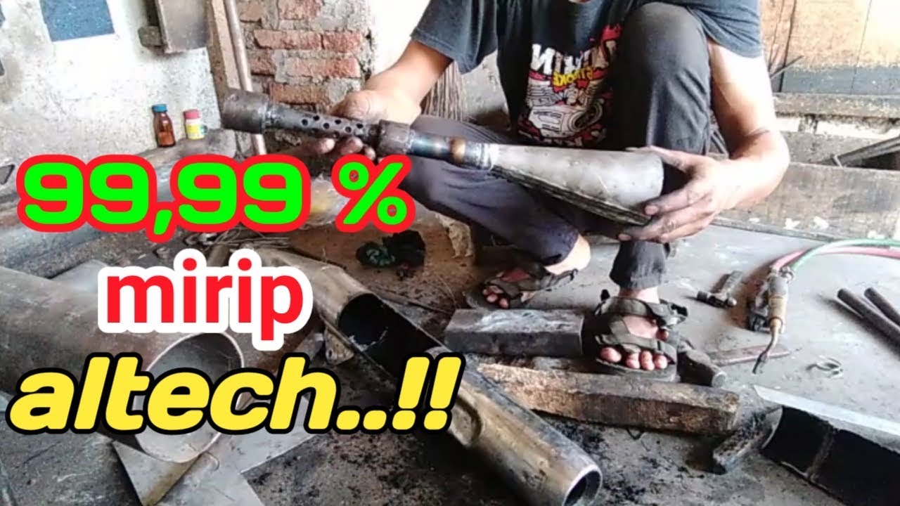 Bobok Knalpot RX KING ala Altech || tenaga atas bawah jengat....
