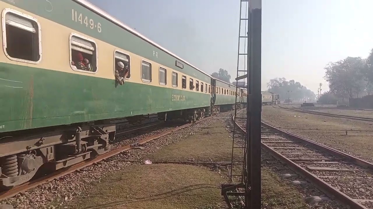 11up Hazara express Malakwal arrival 15 February 2026