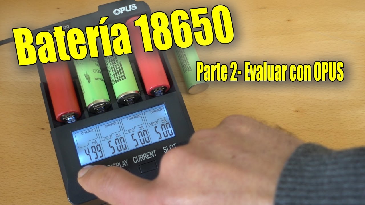Parte 2.- Opus BT-C3100 / Evaluar celdas Powerwall batería Litio DIY.