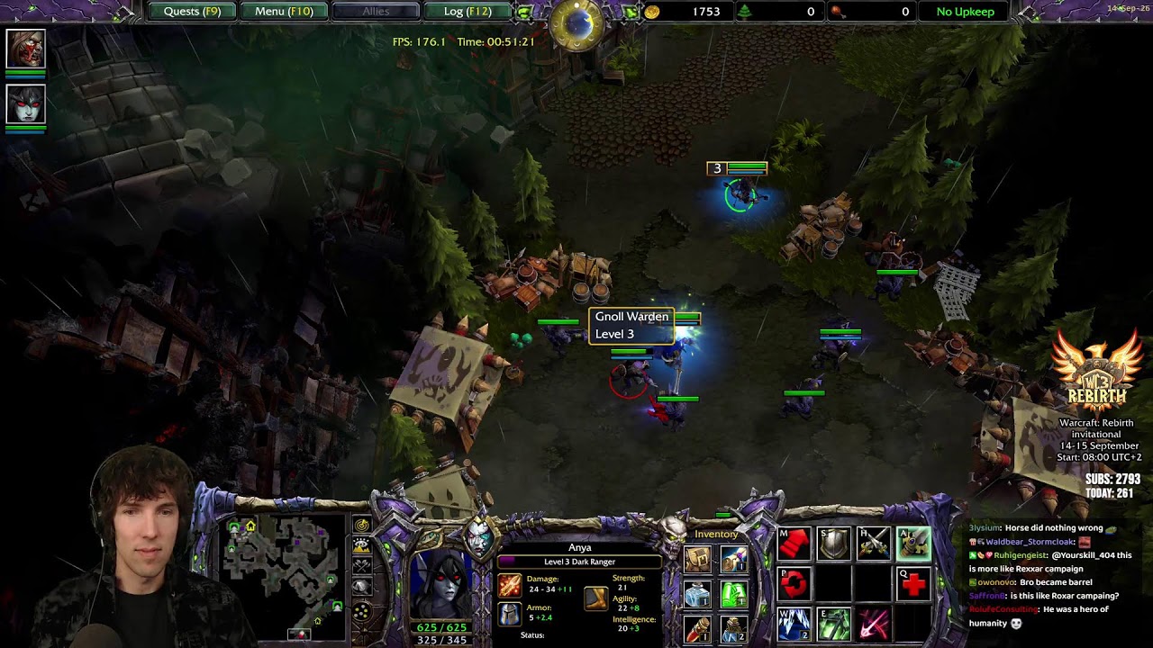 Warcraft Rebirth Invitational - Day 1 - LIVE - Grubby - 14-Sep-2026
