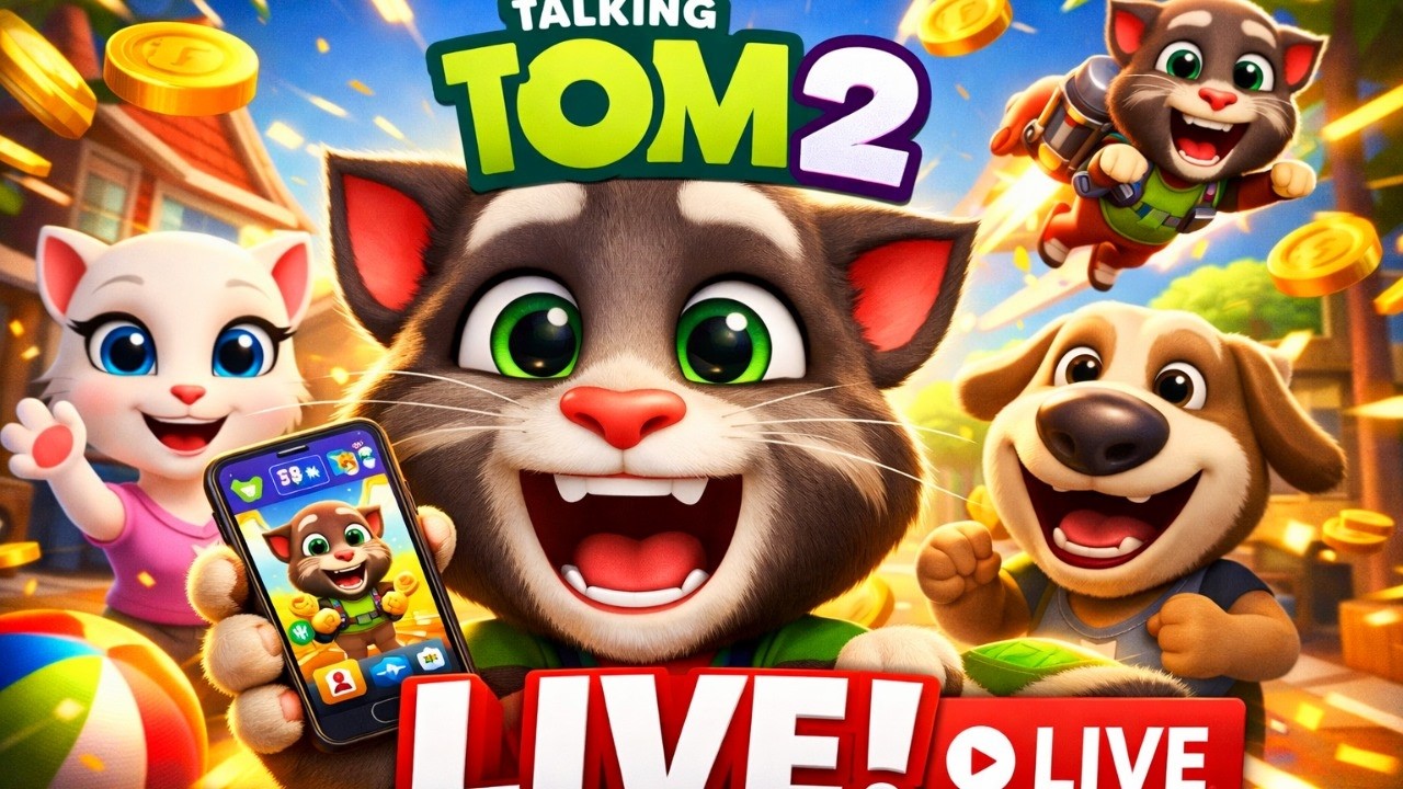 My Talking Tom 2 Live Now #live #liveshorts #verticallive