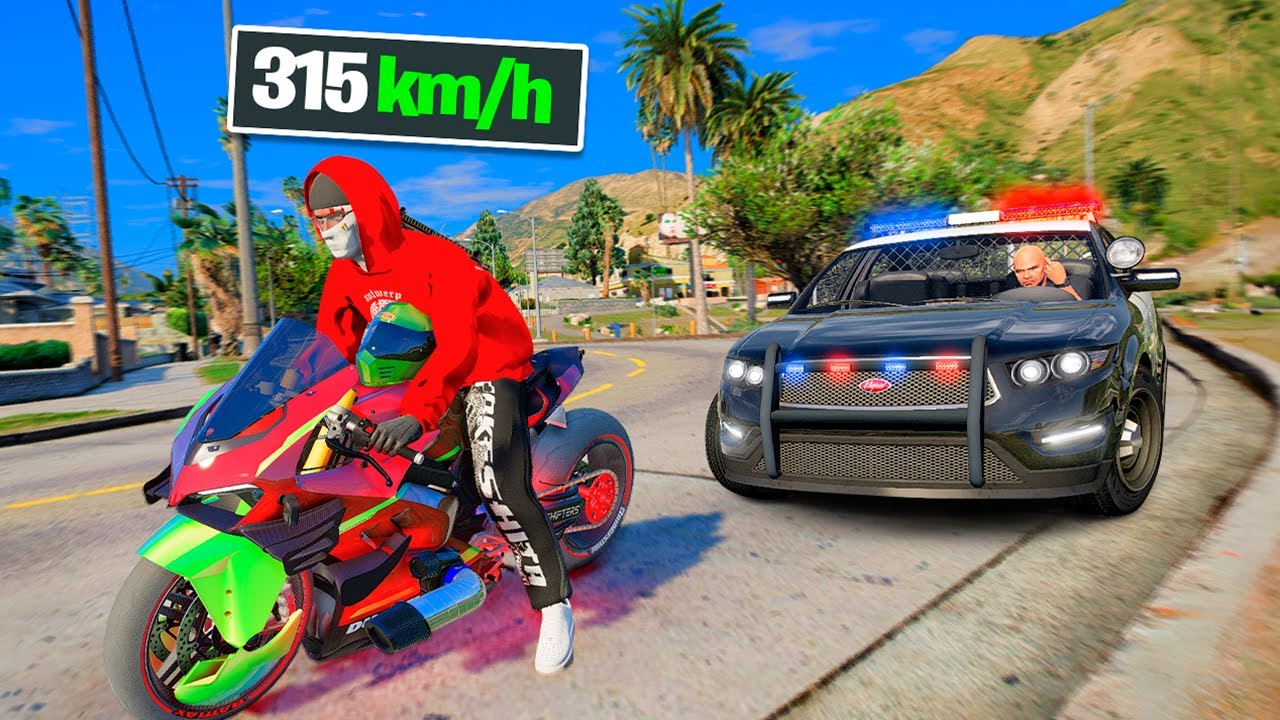 Me Enfrento Con la Policia con la Ducati Mas Rapido de la City | GTA 5 ROLEPLAY