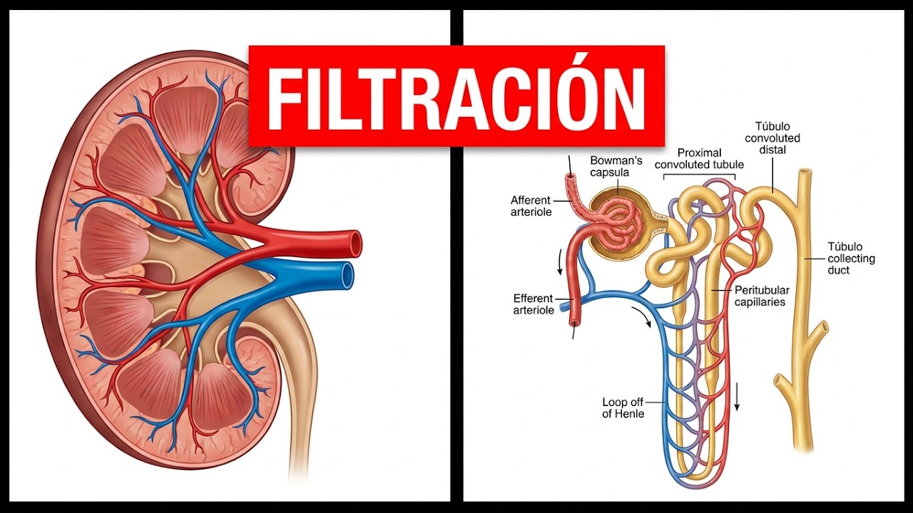 Circulación renal: claves para la filtración y homeostasis