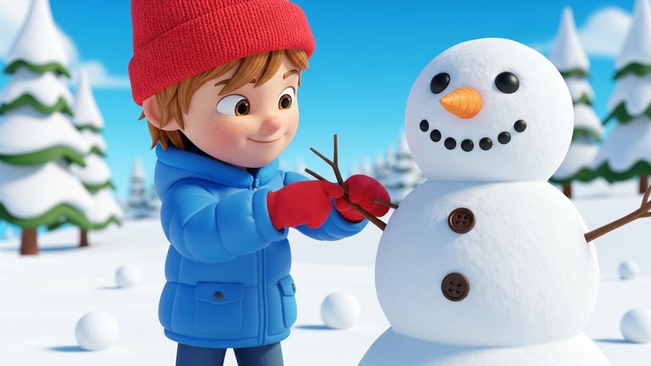 🎵 Muñeco de Nieve Navideño Contando ⛄❄️ | canciones infantiles para niños | Canción para bebés,