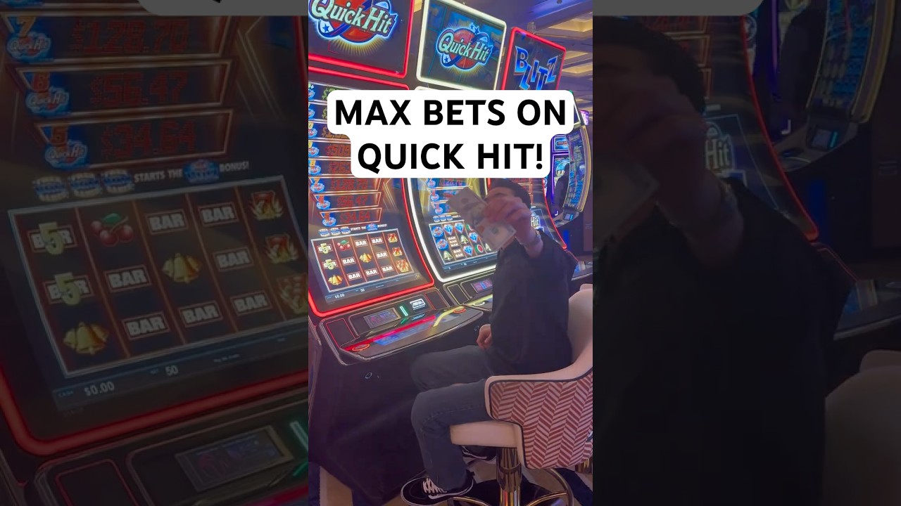 МАКСИМАЛЬНЫЕ СТАВКИ на QUICK HIT BLITZ! #слоты #lasvegas