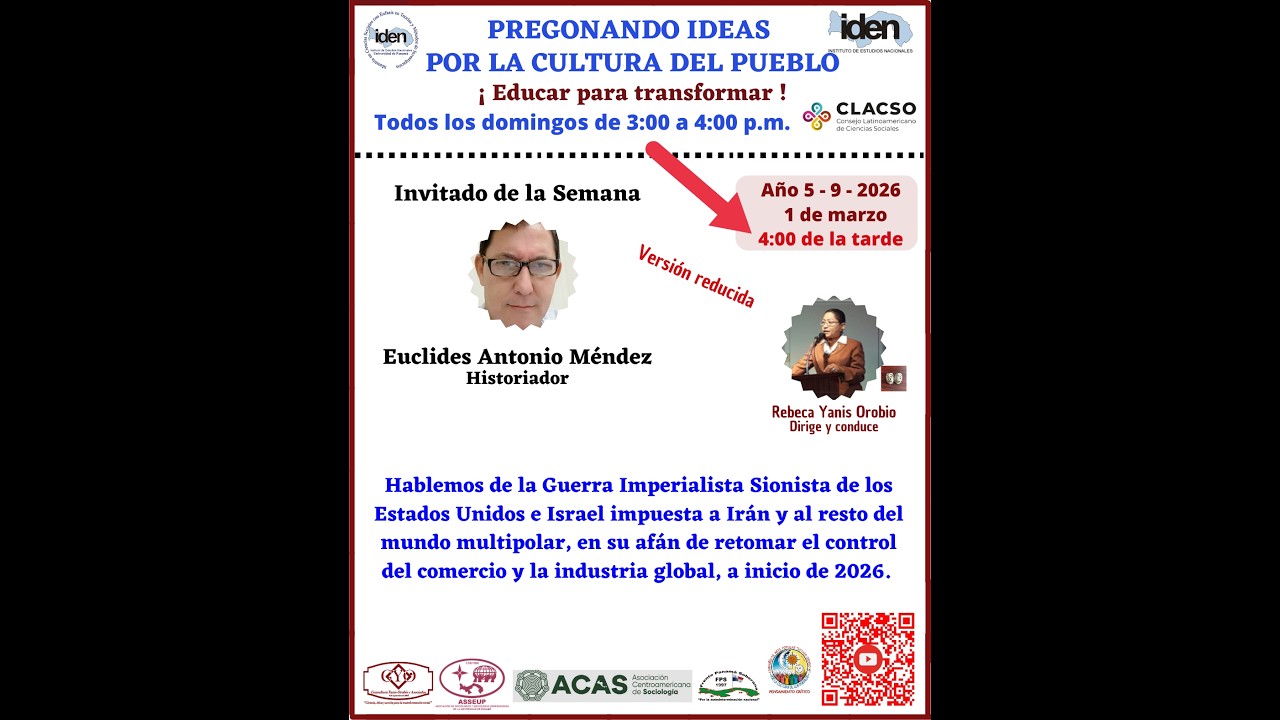 Año5-9-2026 Pregonando Ideas por la Cultura del Pueblo  -Educar para Transformar.