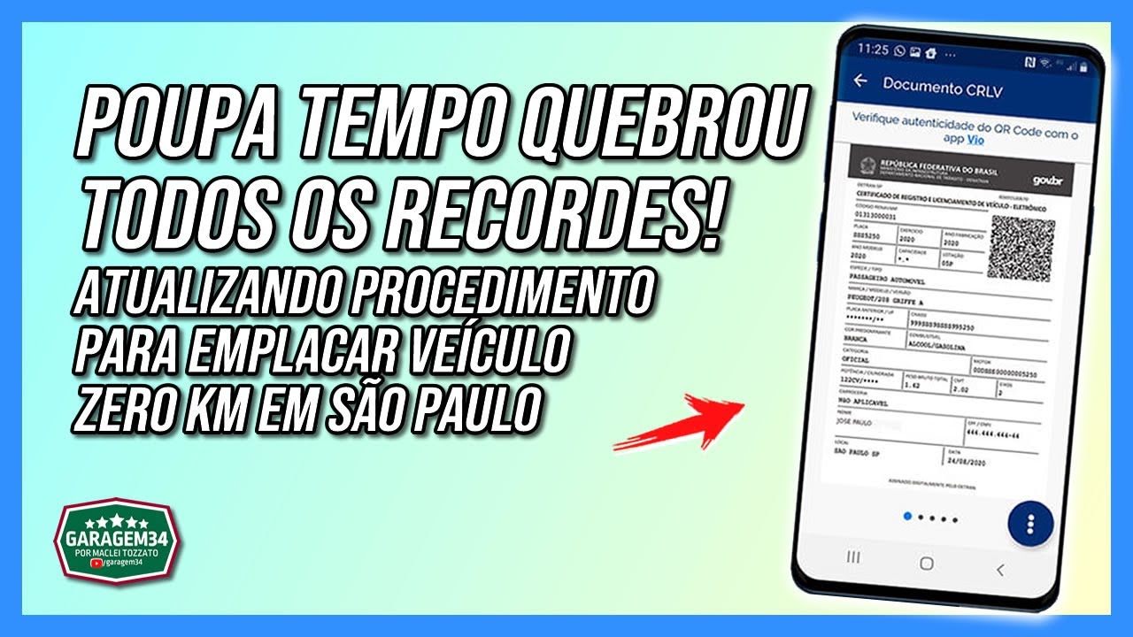 COMO EMPLACAR VEÍCULO ZERO KM EM SÃO PAULO!
