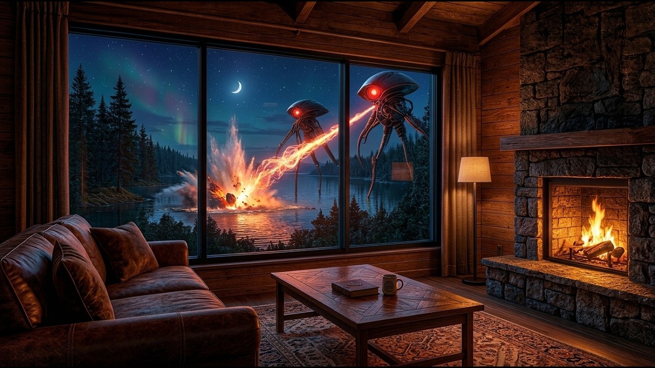 Listening To The News During the War of The Worlds | Radio | Apocalypse Ambience