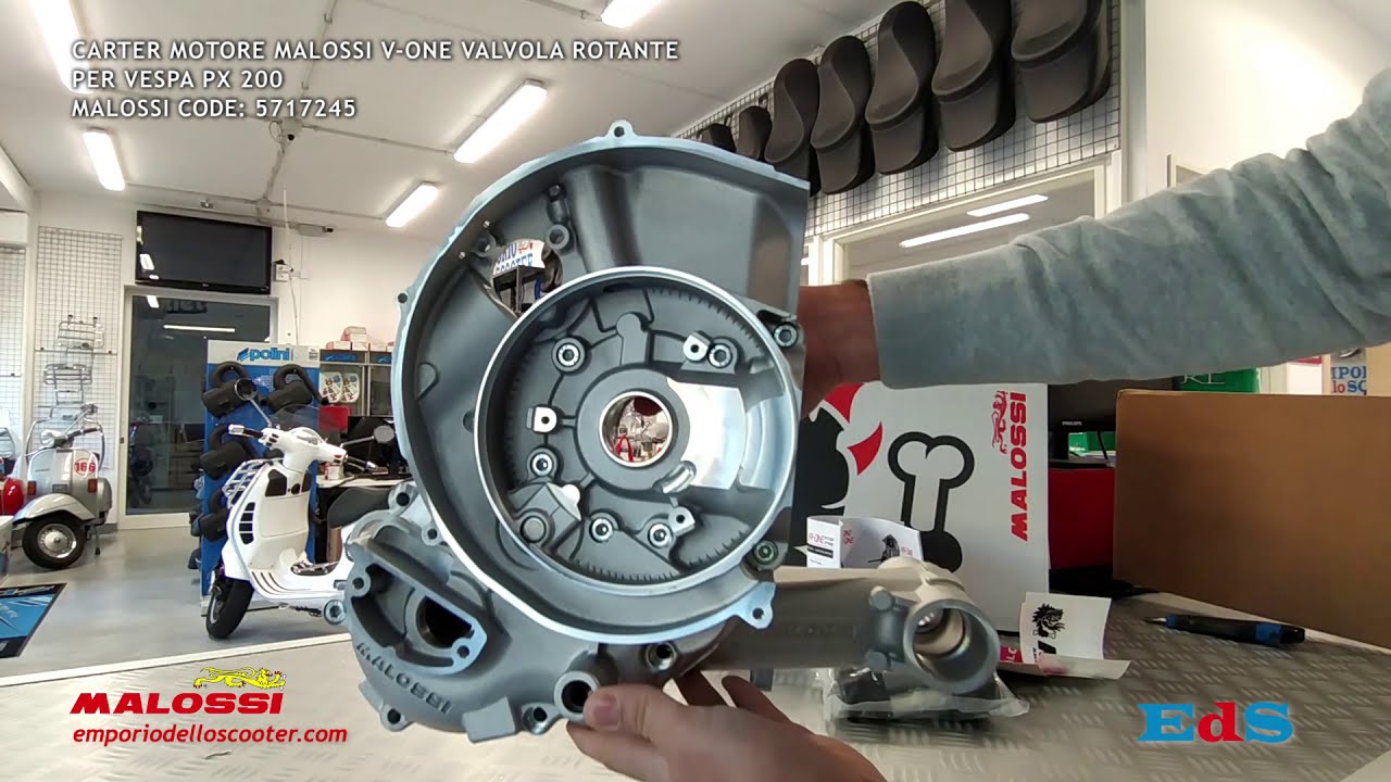 MALOSSI Unboxing | Carter motore V-One Vespa PX200 PE200 - 5717245