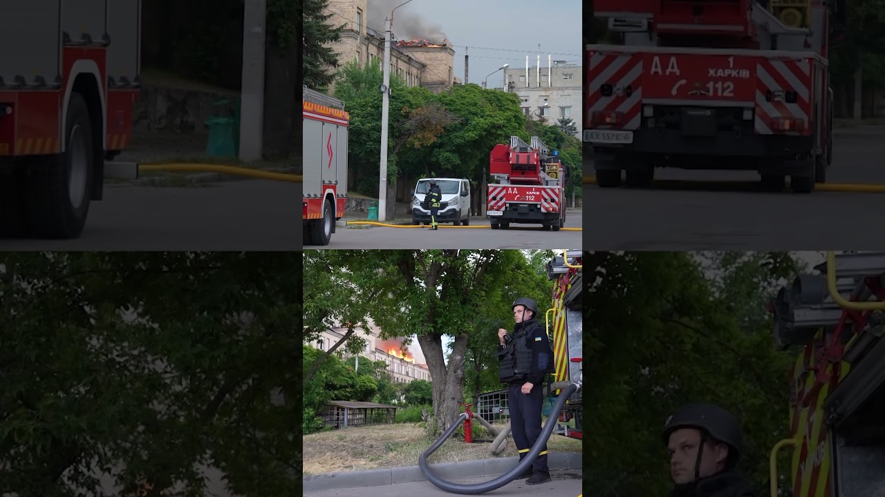 Emergency responders killed after Russian strike in Kharkiv