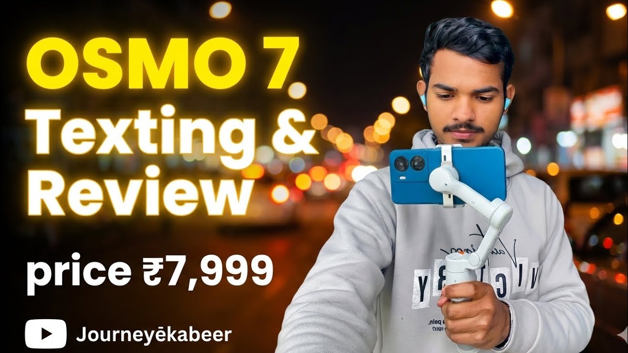 Cinematic video बनाना हुआ आसान| a gifted by Brother | Full Review #djigimbal #osmo7 #gimbal #review 