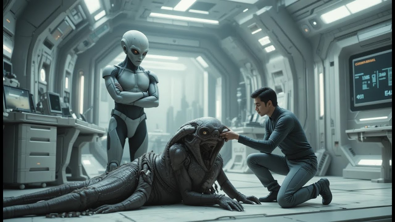 “Alien Medic Refused Treatment — Until the Human Knelt and Whispered, ‘Easy, Buddy’”