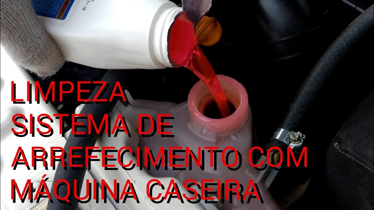 Limpeza do sistema de arrefecimento com máquina caseira!!