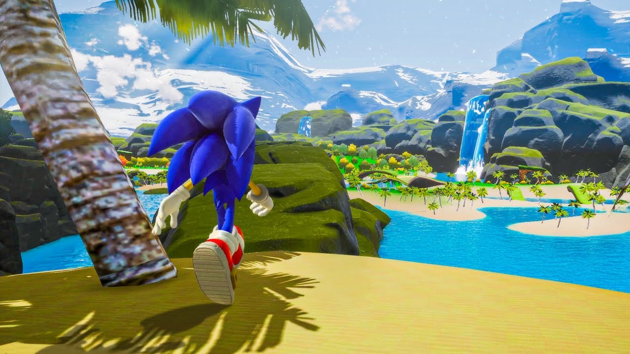A Sonic Open World Game with Momentum Gameplay