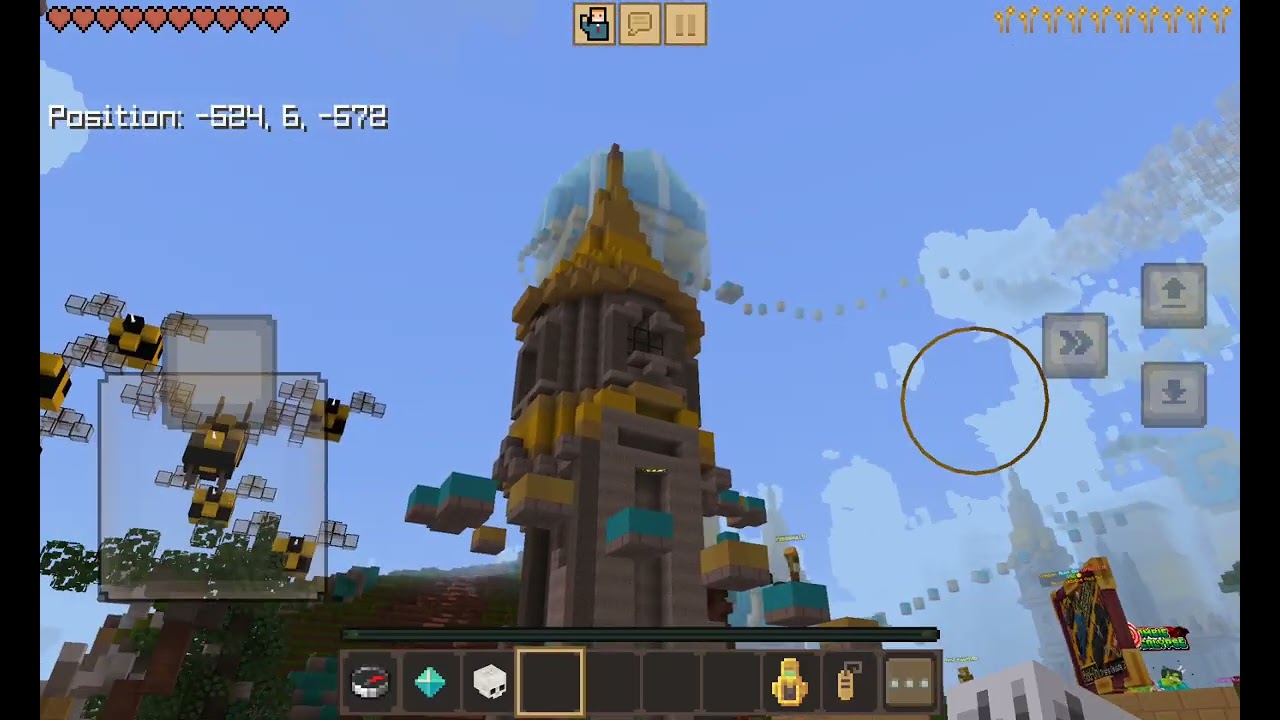 Ich gehe mit einem gruseligen Skin auf einen Server 
